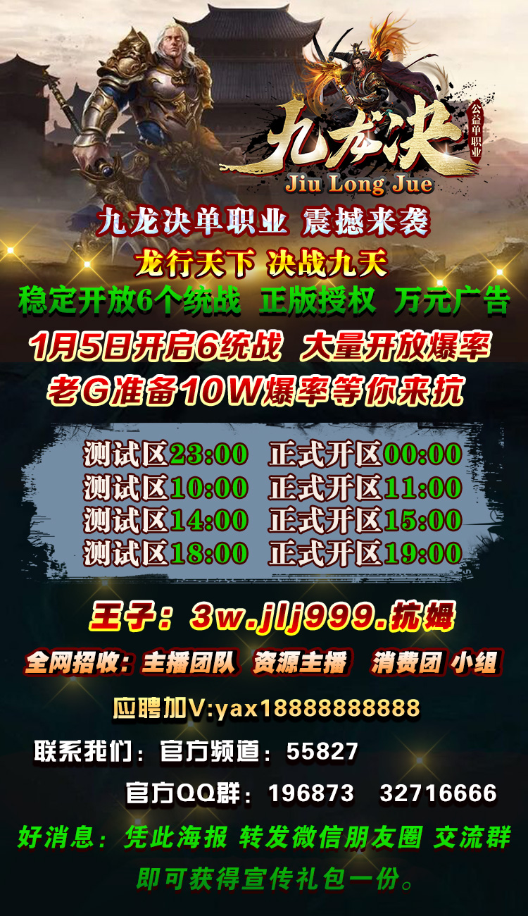 九龙决单职业